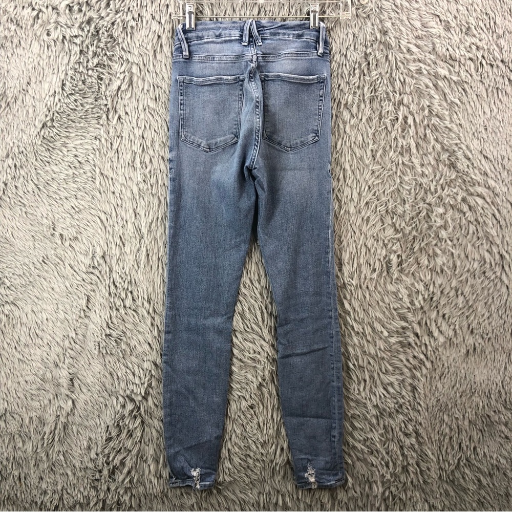 Good American Jeans Size 2 Cropped Good Waist Stretchy Skinny